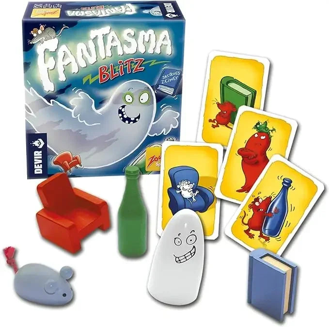 Ghost Blitz (Geistesblitz) Board Game Bundle - Set of 5 Family Party & Indoor Games