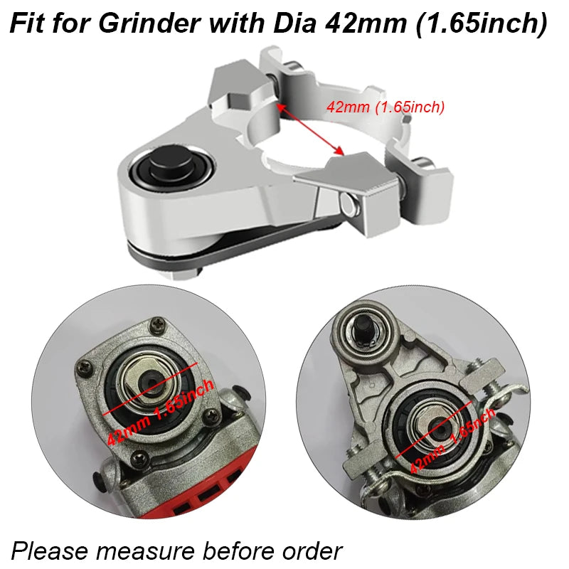 Angle Grinder to Oscillating Tool Adapter Kit M10/M14 - Fits 4 in / 4.5 in / 5 in (100/115/125 mm)