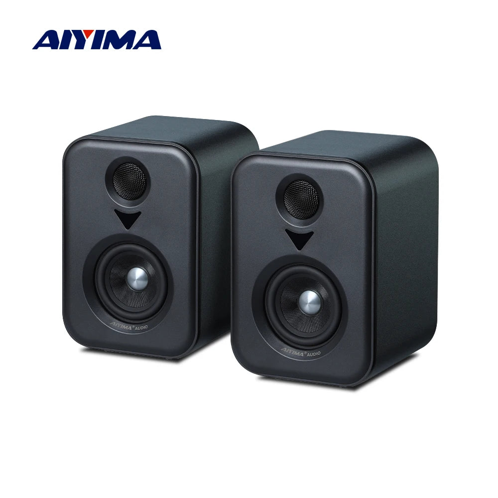 Bookshelf Active Studio Speakers 3" (7.6 cm) Bluetooth 5.3 USB DAC Hi-Res HiFi 2.0 with Subwoofer Output for TV & PC