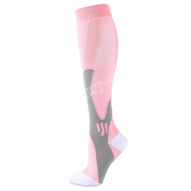 Compression Socks 20-30 mmHg - Medical & Sports Support for Travel, Pregnancy, Varicose Veins, Edema (Unisex)