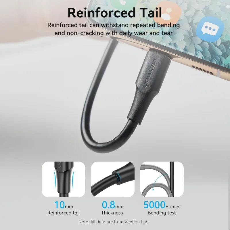 Micro USB 2.0 Cable — 2A Fast Charging & Data Sync, Multiple Lengths 0.25–3m (0.8–9.8 ft) — Compatible with Samsung, Huawei, Xiaomi, Redmi