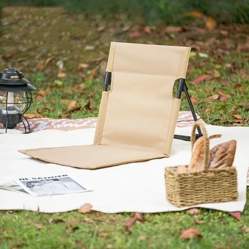 Ultra-Light Folding Camping & Beach Chair – Portable Aluminum Alloy, 600D Oxford Fabric, Compact (20.1 x 9.4 in / 51 x 24 cm)