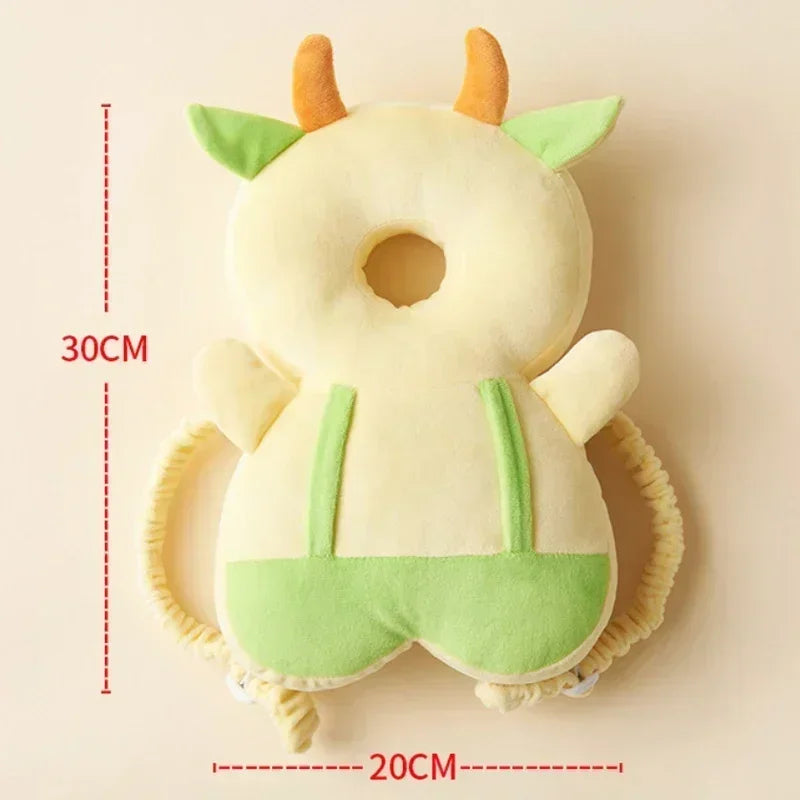 1-3T Toddler Baby Head Protector Safety Cushion Back Pad Cartoon Angel Bee Anti-Fall Headrest
