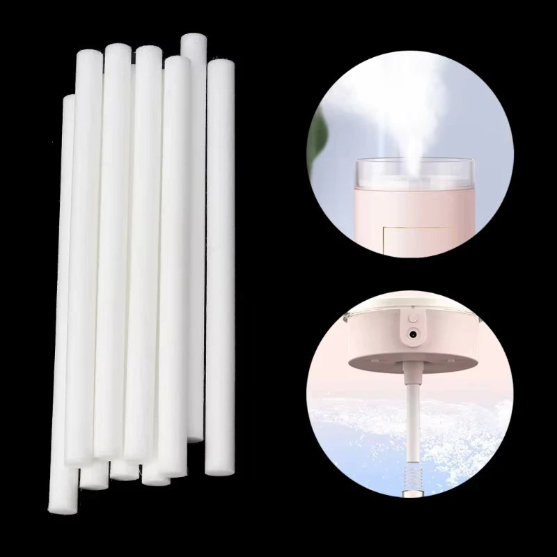 20-Pack Mini USB Humidifier Replacement Wicks 0.8cm x 8cm (0.31in x 3.15in) Portable Desktop Filter Sticks