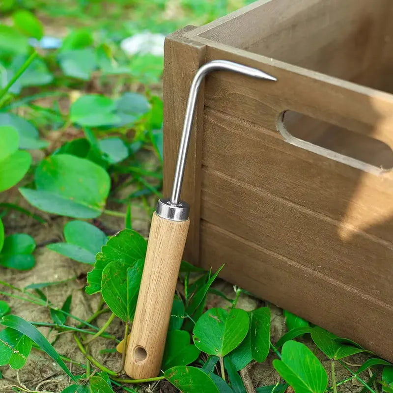 Stainless Steel Weed Puller Hand Tool - Garden Weeder Uprooter for Dandelions and Deep Roots