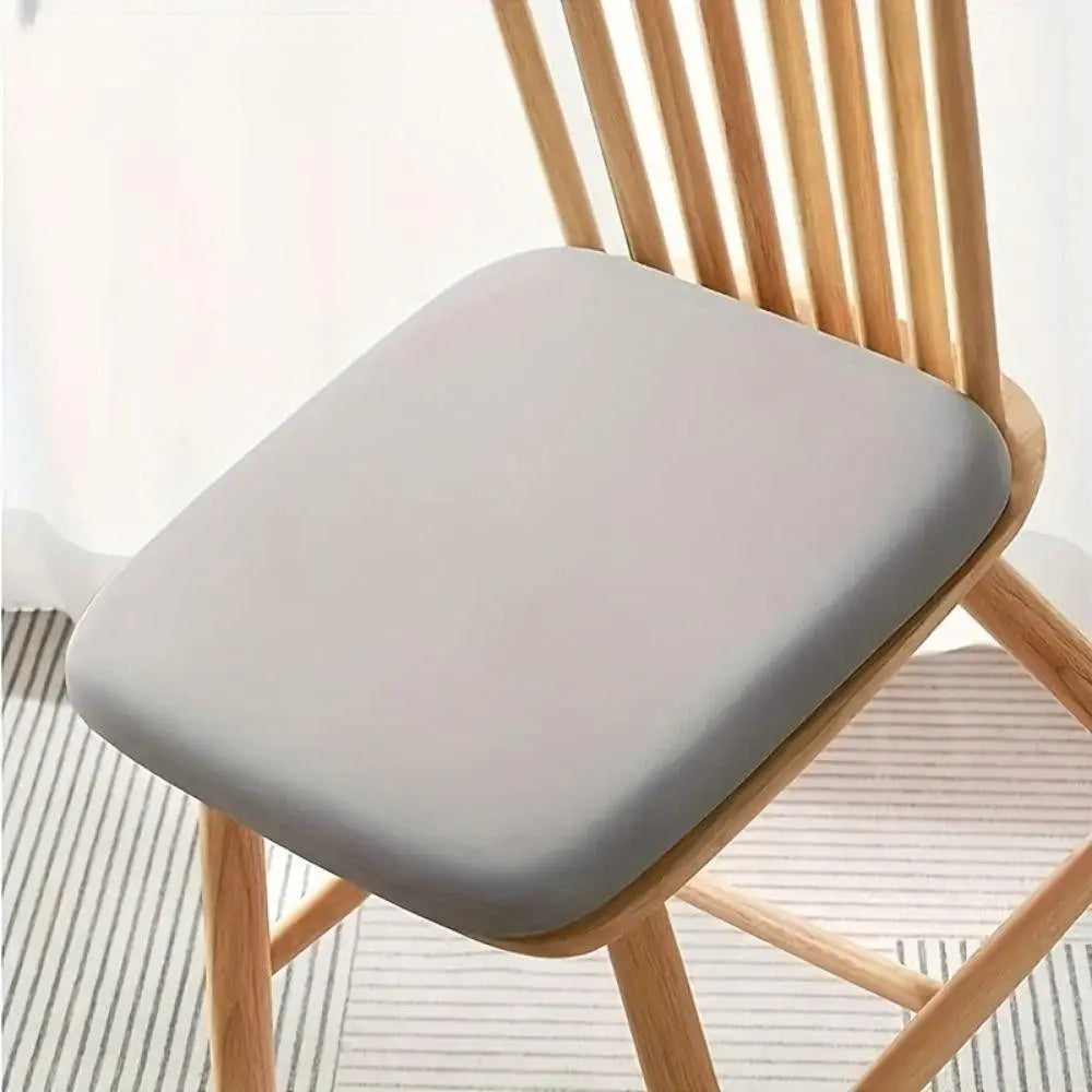 Memory Foam Seat Cushion for Office & Car – Breathable Polyester-Cotton Chair Pad, Removable Washable Cover – S 35x35x3cm (13.78x13.78x1.18in) / M 40x40x4cm (15.75x15.75x1.57in)