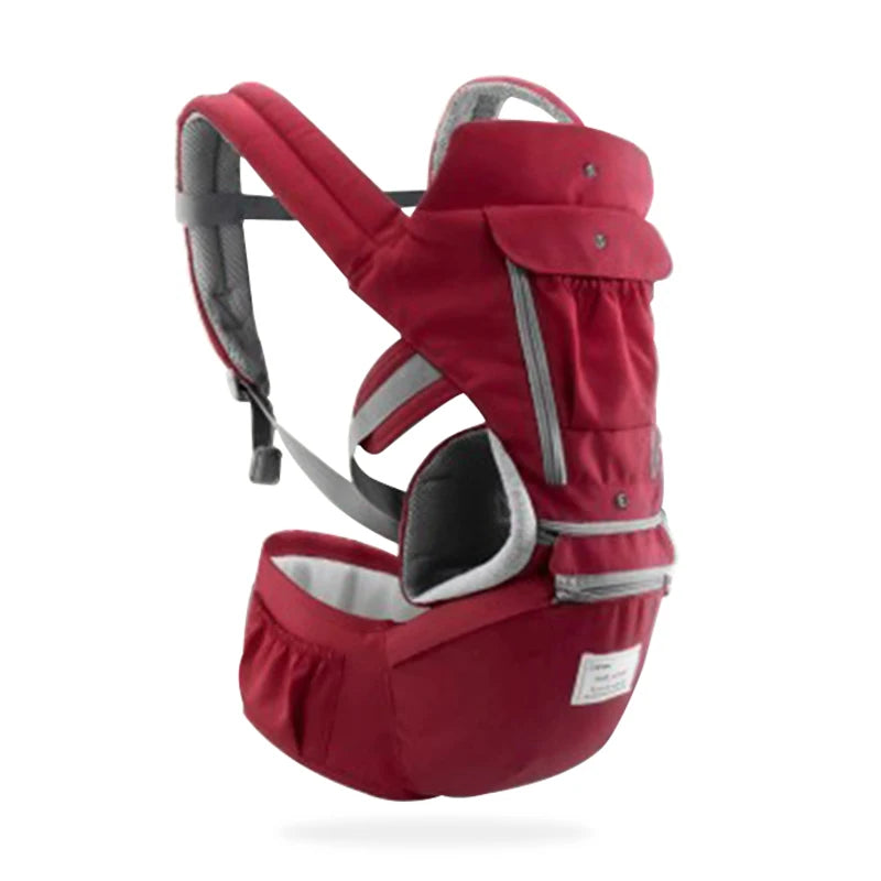 Ergonomic Baby Carrier Hipseat Sling 0-36 Months Front, Back & Side Carry Travel Wrap