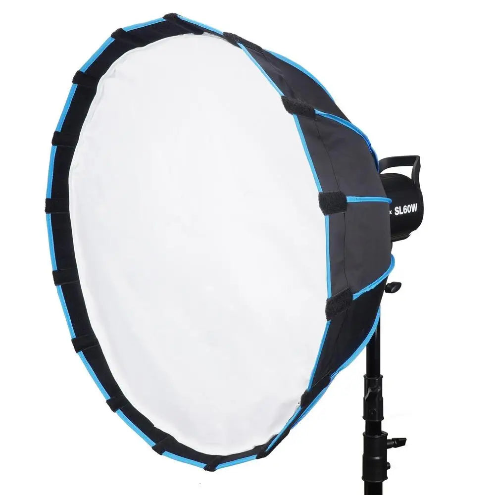 55cm (21.7 in) Octagon Softbox Bowens Mount — 8-Rib Deep Softbox for LED Video Lights