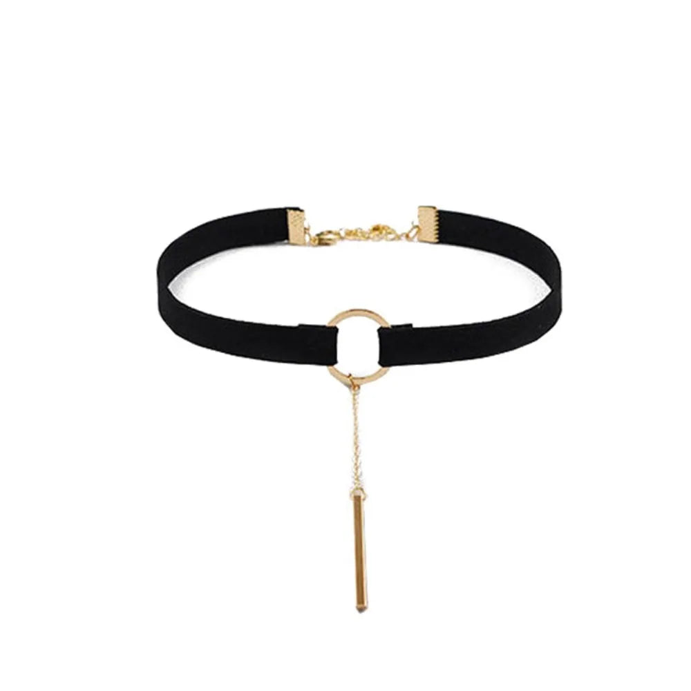 Black Lace Choker Necklace - Gothic Punk Collar view 21
