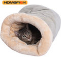 Semi-Enclosed Washable Cat Sleeping Bag Bed – Warm Nest for Small/Medium Cats, 65 x 48 cm (25.6 x 18.9 in)