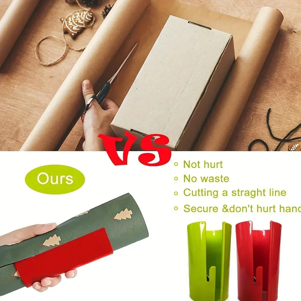Sliding Wrapping Paper Cutter for Gift Wrap Rolls view 5