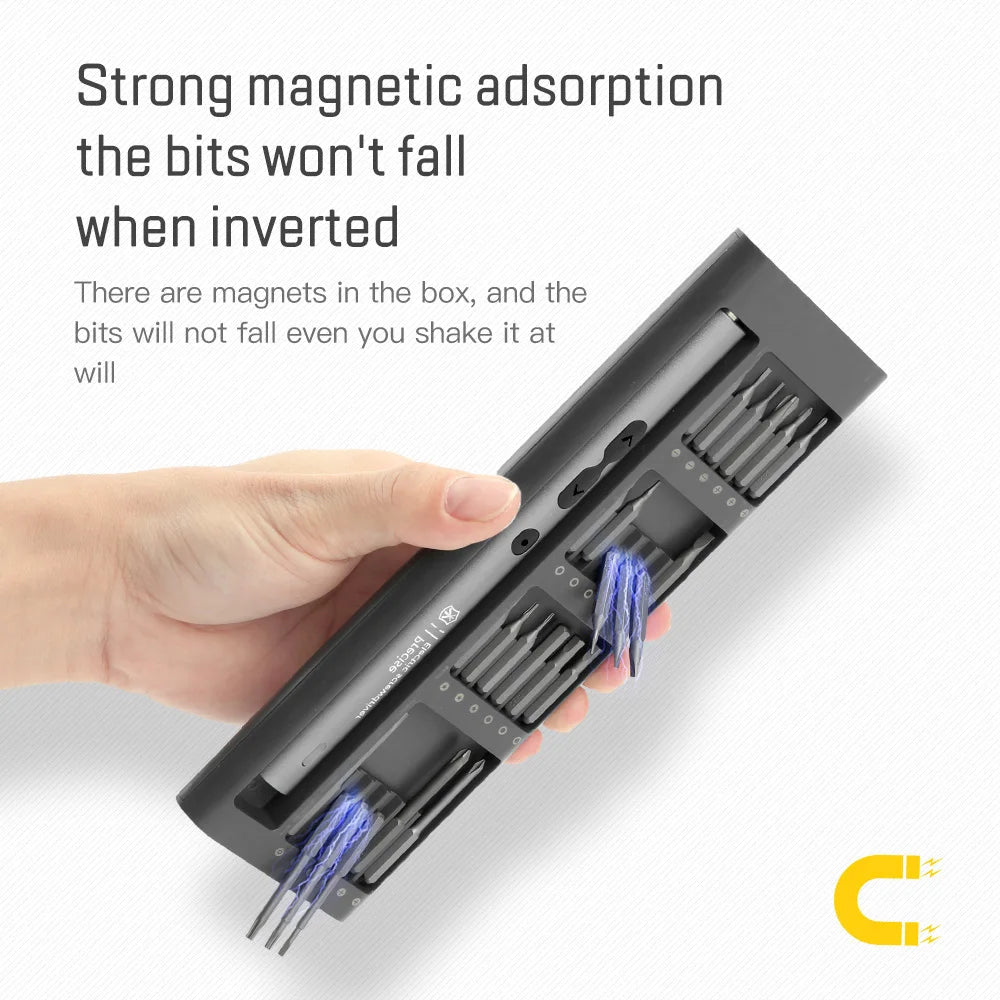 51-in-1 Mini Rechargeable Electric Screwdriver Set — Precision Cordless Magnetic Repair Kit for Phones, Laptops & Electronics