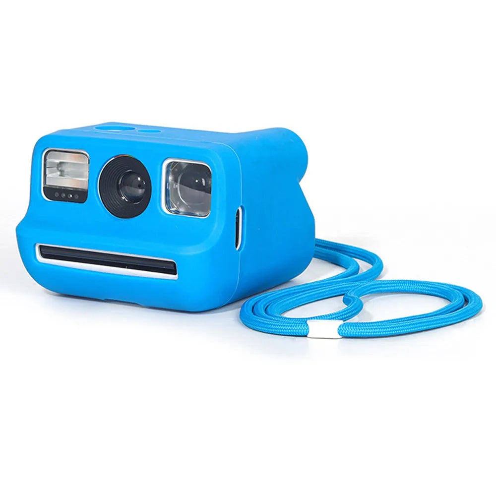 Silicone Case with Lanyard for Polarized Go Gen 1/2 Instant Camera - Slim, Dustproof, Anti-Scratch