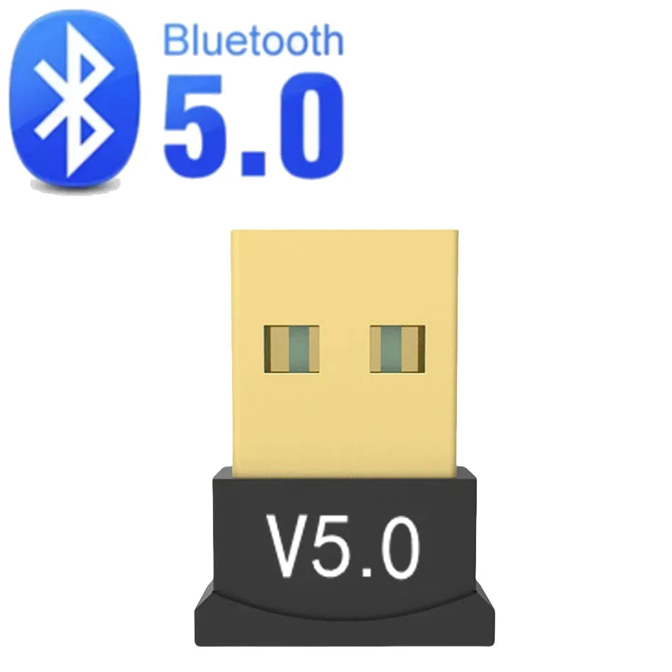 USB Bluetooth Adapter Dongle for PC — Bluetooth 5.4/5.3/5.1/5.0 Wireless Receiver for Speakers, Mouse & Keyboard