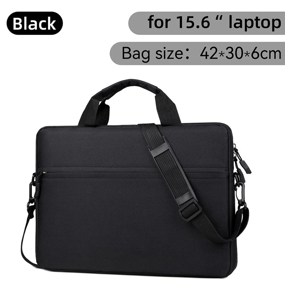 Waterproof Laptop Sleeve Messenger 14–15.6 Inch (35.6–39.6 cm) Notebook Case for MacBook Air Pro & Tablets - Portable Travel Carrying Bag