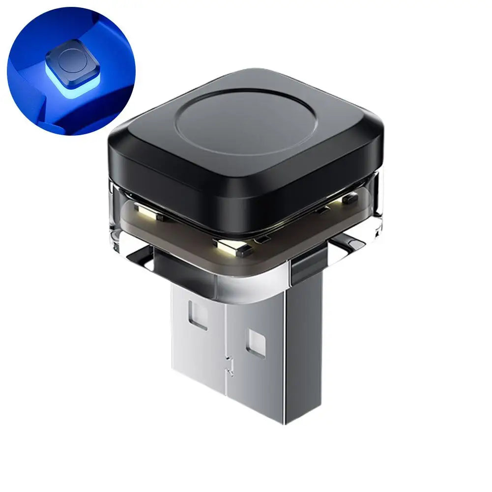 USB Car LED Ambient Light - Multicolor Adjustable Interior Atmosphere Lamp