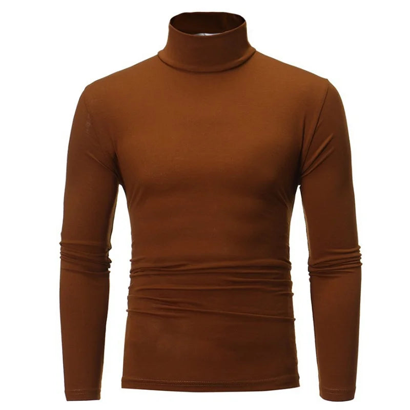 Men's Thermal Turtleneck Long Sleeve Shirt - Slim Fit Lightweight Winter Base Layer