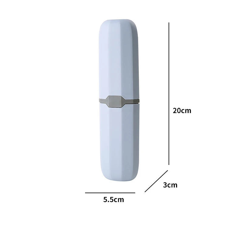 Travel Toothbrush & Toothpaste Case Portable Holder Storage Box 19.6 x 6 cm (7.7 x 2.4 in)