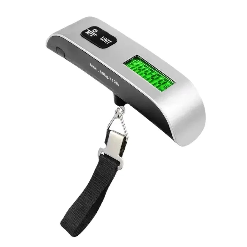 50kg / 110lb Portable Digital Hanging Luggage Scale - Handheld Travel Suitcase Weighing Scale