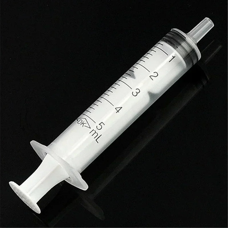 10-Pack Disposable 5ml (0.17 fl oz) Plastic Syringes No Needle – Lab, Hydroponic Nutrient Measuring & Small Pet Feeding