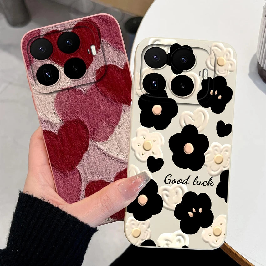 Liquid Silicone Phone Case for Xiaomi 17T / 17T Pro — Vibrant Fruit Print Soft Shell, Anti-Fingerprint Shockproof Bumper