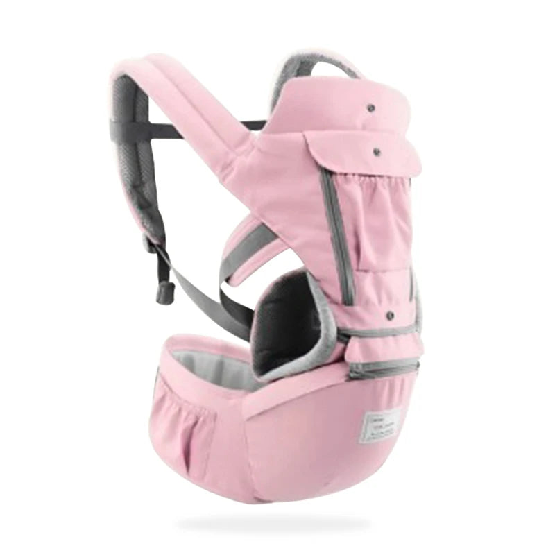 Ergonomic Baby Carrier Hipseat Sling 0-36 Months Front, Back & Side Carry Travel Wrap