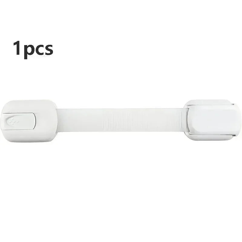 Baby Safety Cabinet Locks – Adhesive Childproof Drawer & Door Latches, Secure Strap Locks for Cabinets & Drawers