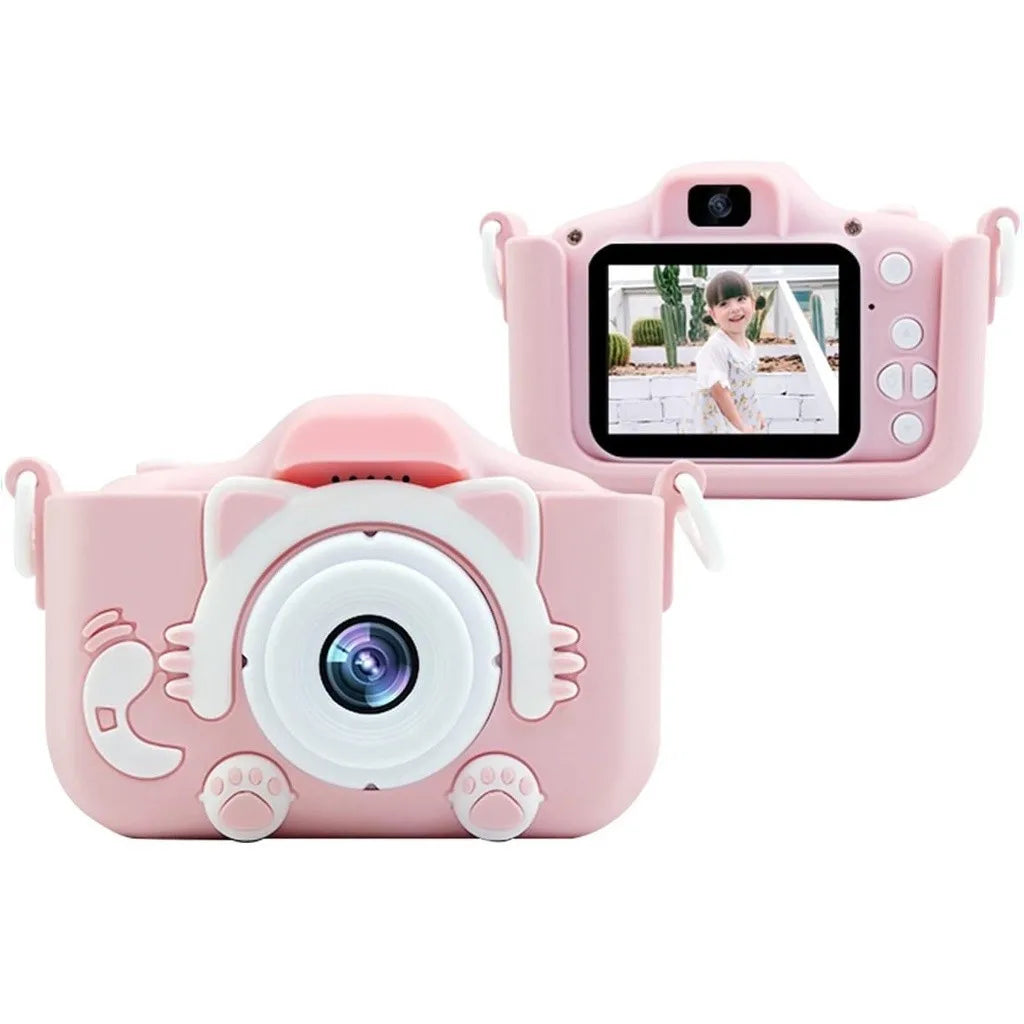 Kids Digital Camera 1080P – Rechargeable Educational Toy Camera with Optical Zoom for Boys & Girls