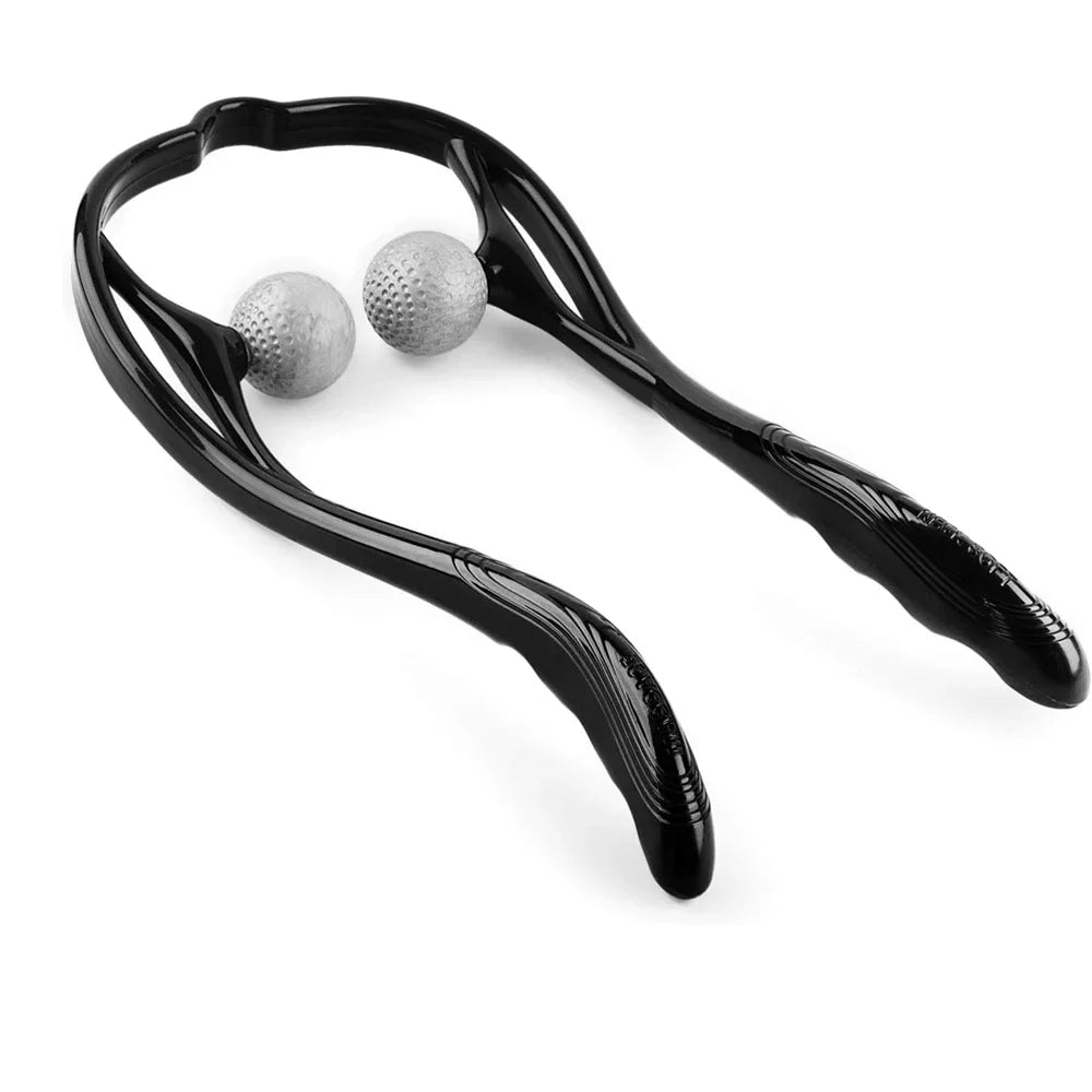 Shiatsu Neck & Shoulder Massager - Deep Tissue Dual Trigger Point, Ergonomic Handheld Portable