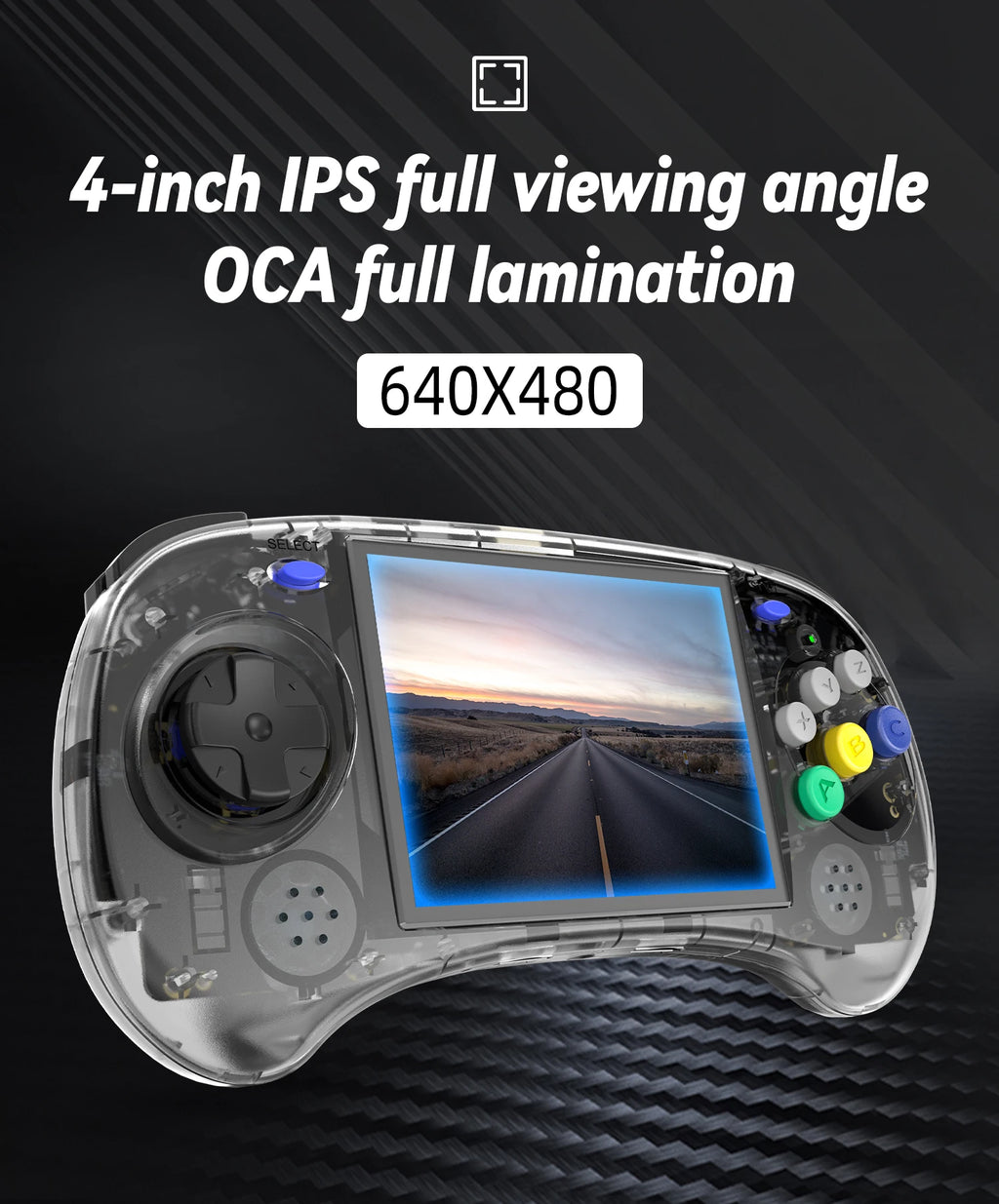 4.0-Inch Retro Handheld Game Console, 640x480 IPS Screen, RK3566 Linux Emulator, 3500mAh, HDMI, WiFi & Bluetooth