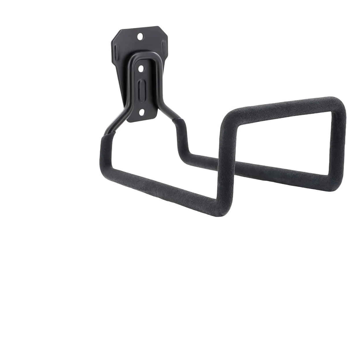 1/2-Pack Heavy Duty Wall Mount Hose Holder - Metal Hanger with Anti-Slip Foam for Garden, Air & Garage
