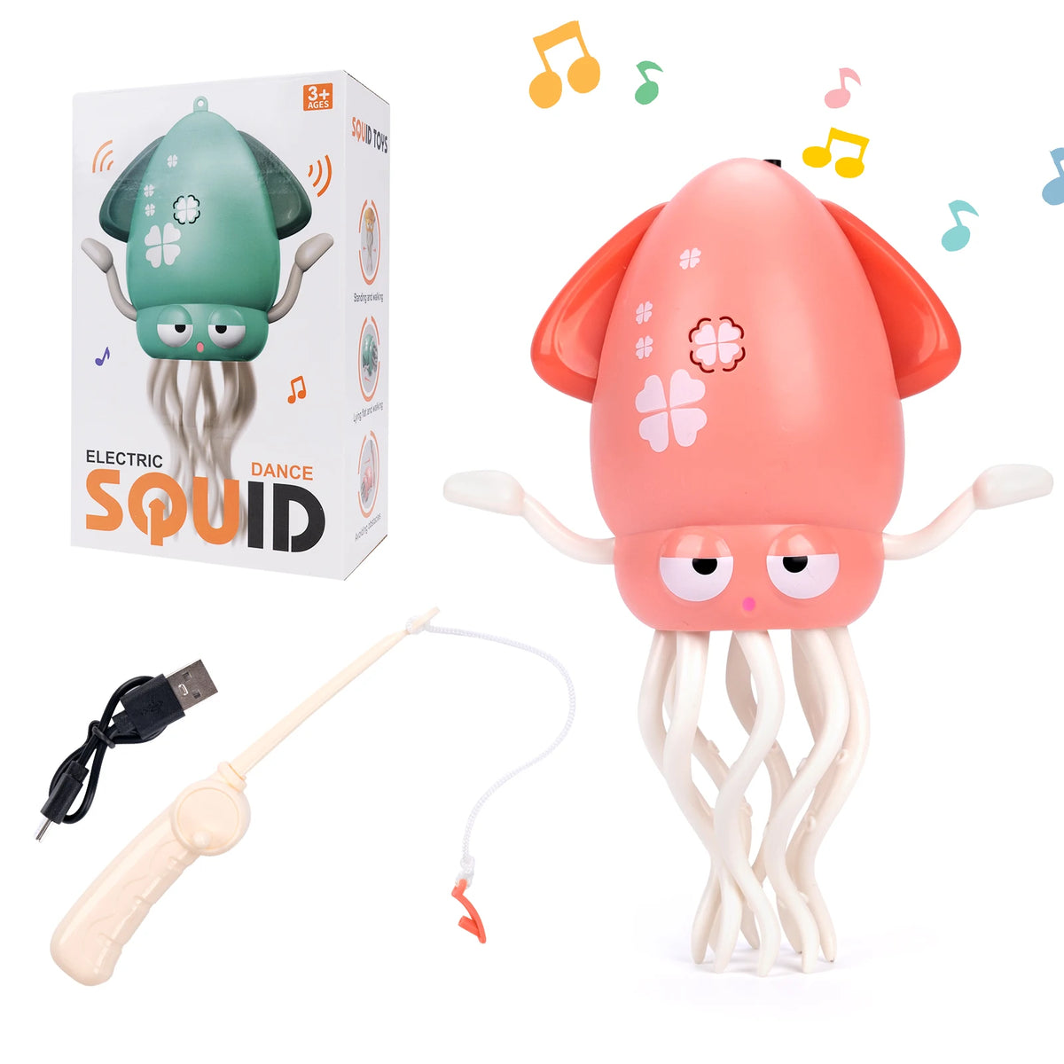 Baby & Toddler Electronic Pet Toys - Dancing Octopus, Musical Penguin & Duck | Interactive Crawling Tummy Time Toy