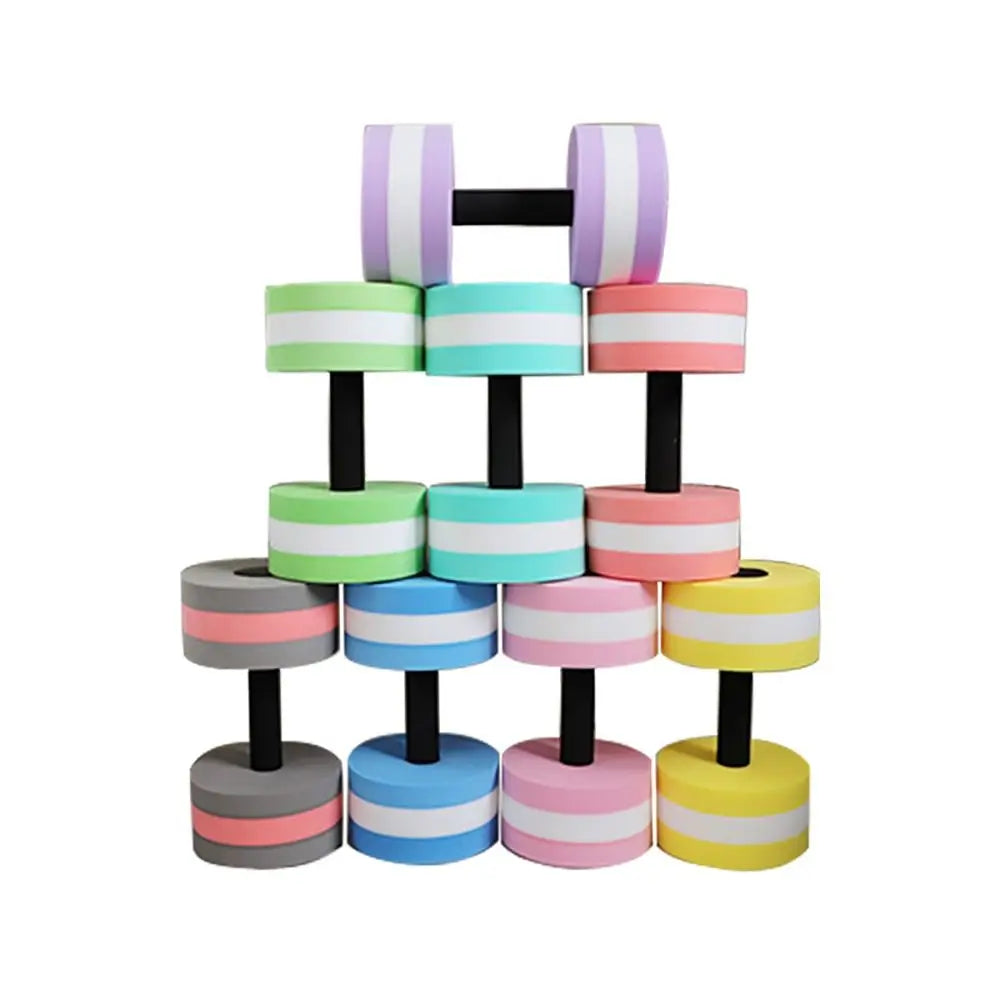 EVA Water Dumbbell – Floating Pool Aerobics Foam Dumbbell for Aquatic Fitness (10.63 in / 27 cm)