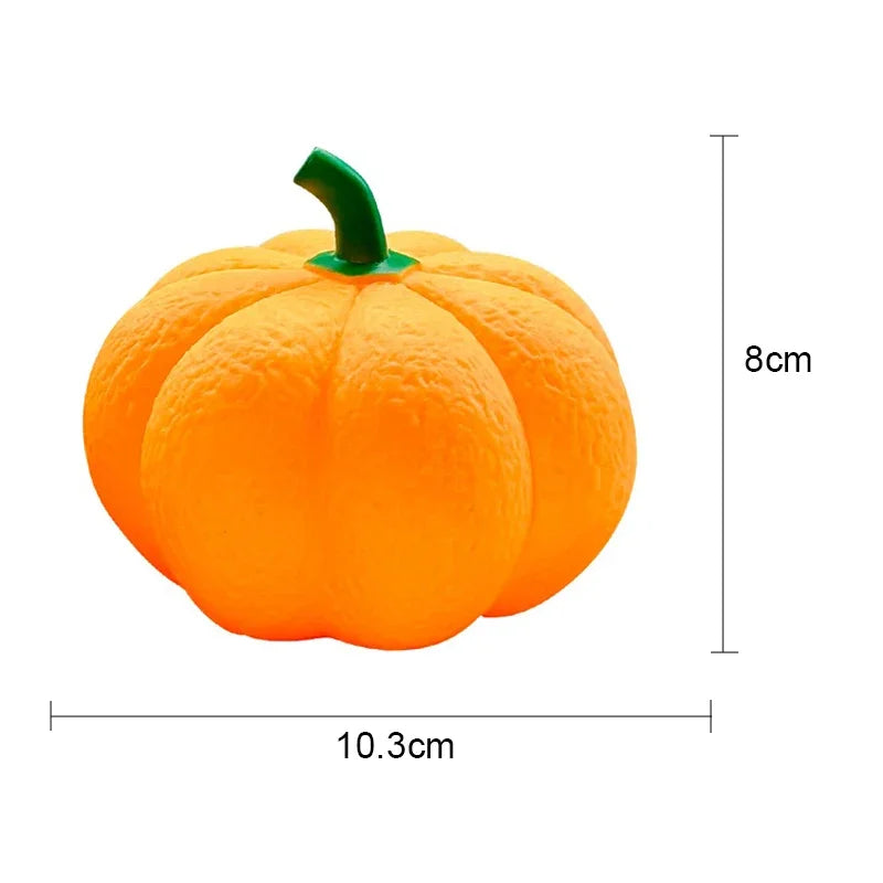 Pumpkin LED Night Light – Halloween Bedside & Dormitory Eye-Protection Battery-Powered Decorative Nightlight
