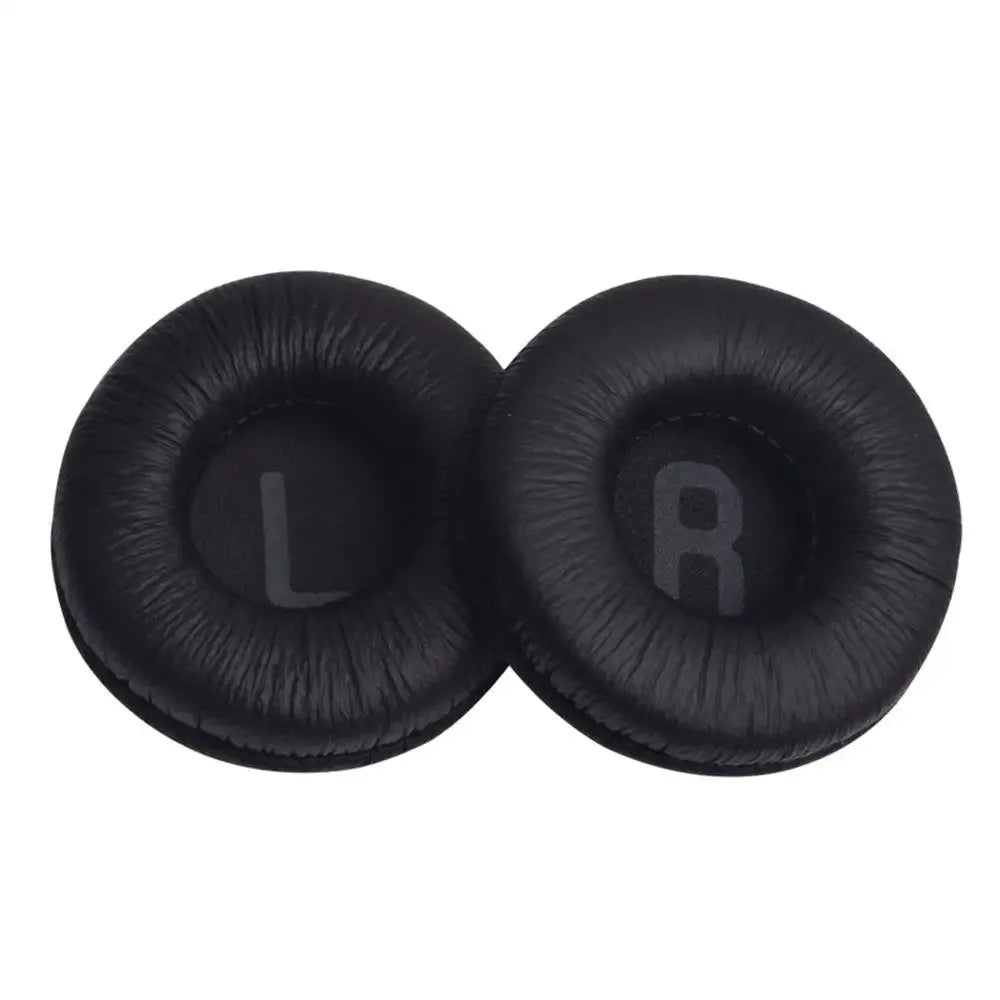 70mm (2.76in) Replacement Foam Ear Pads – Soft Protein Leather Headphone Cushions, 1 Pair (Headband Option)