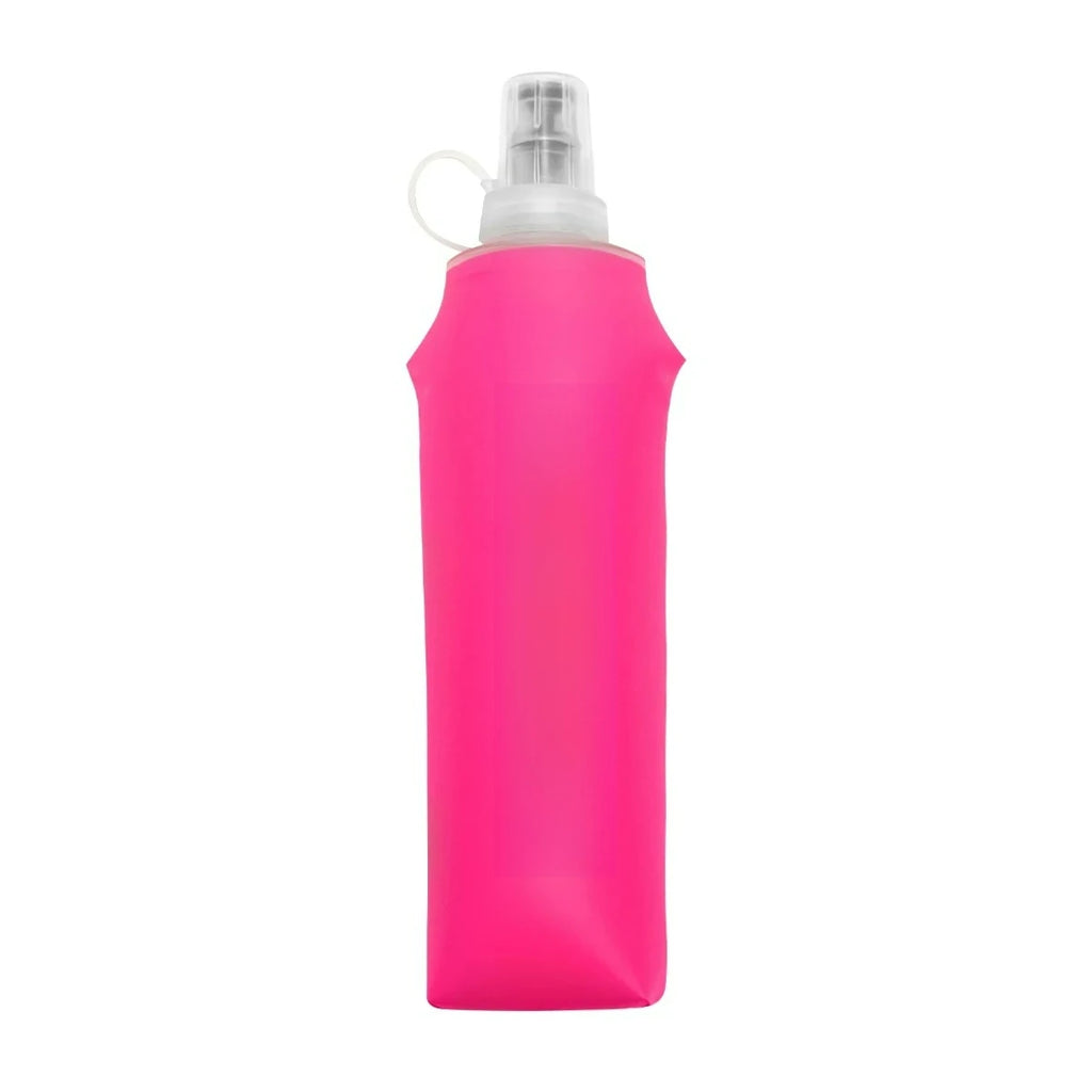 150ml/250ml/500ml (5oz/8.5oz/17oz) Collapsible Silicone Water Bottle with Bite Valve - Portable for Running Camping Hiking Travel