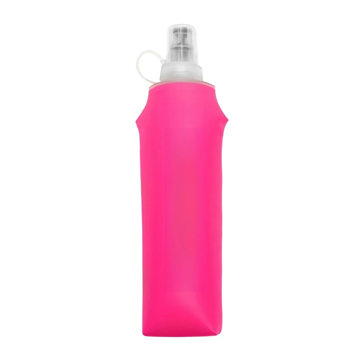 150ml/250ml/500ml (5oz/8.5oz/17oz) Collapsible Silicone Water Bottle with Bite Valve - Portable for Running Camping Hiking Travel