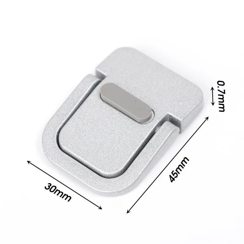 2-Pack Mini Foldable Laptop Stands – Portable Invisible Zinc Alloy Riser with Silicone Pads for 11–17 in (28–43 cm) Laptops