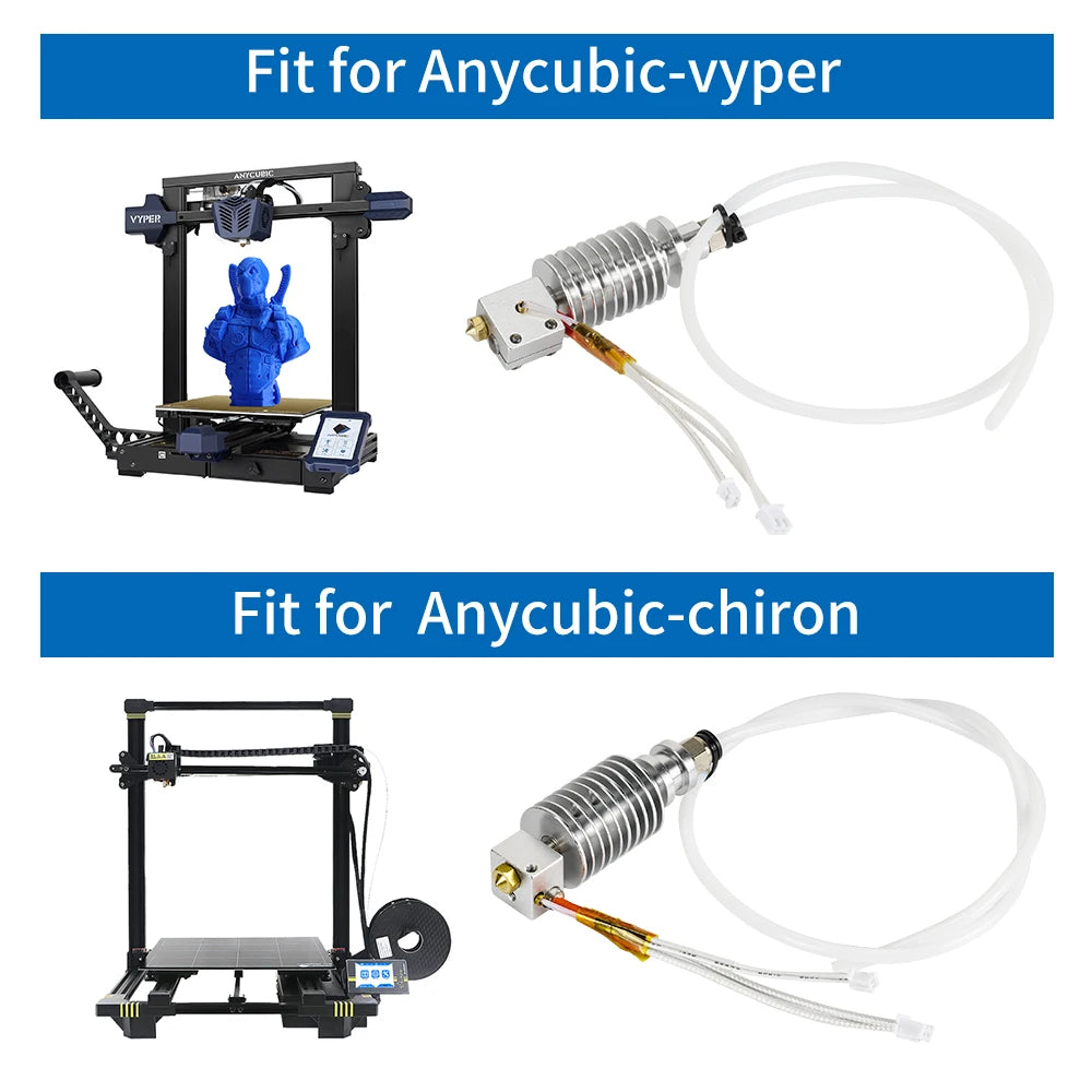 Universal 24V 40W 3D Printer Hotend Kit – J-Head Extruder, 0.4mm Nozzle, Aluminum Heatsink, 1.75mm Filament