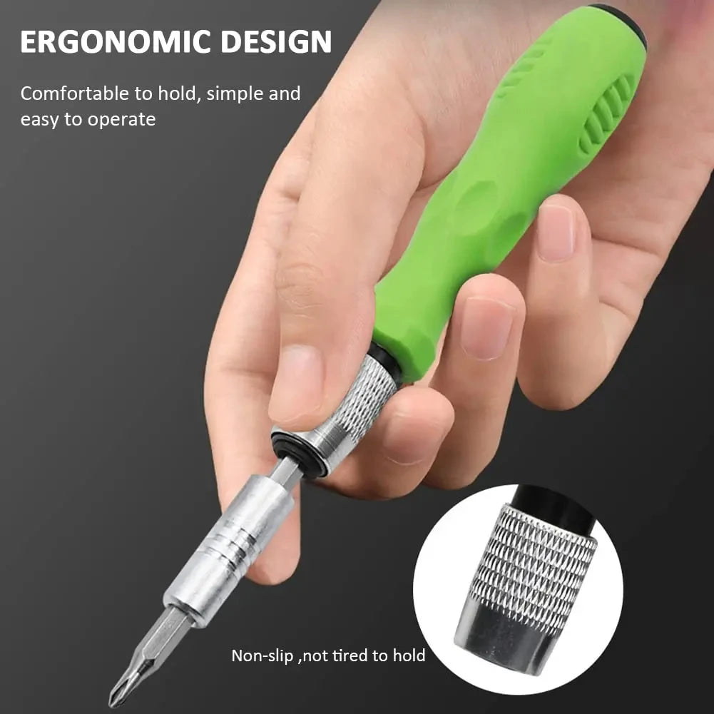 32-in-1 Precision Magnetic Screwdriver Set – CRV Steel Bits, T-Handle & Compact Case for Electronics, Jewelry & Home Repair