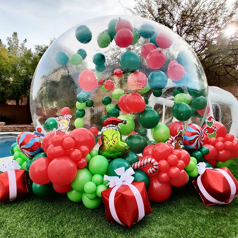Inflatable Bubble Dome Play Tent for Kids - Transparent PVC Outdoor Bubble House with Blower, 10ft (3m) or 13ft (4m) for Parties & Trampoline Play