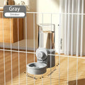 Automatic Hanging Gravity Pet Feeder & Water Dispenser with Container Bowl for Cage - Cat & Small Pets