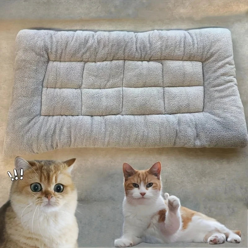 Plush Dog Bed Sofa - Thickened Super Soft Polyester Pet Mat for Small, Medium & Large Dogs