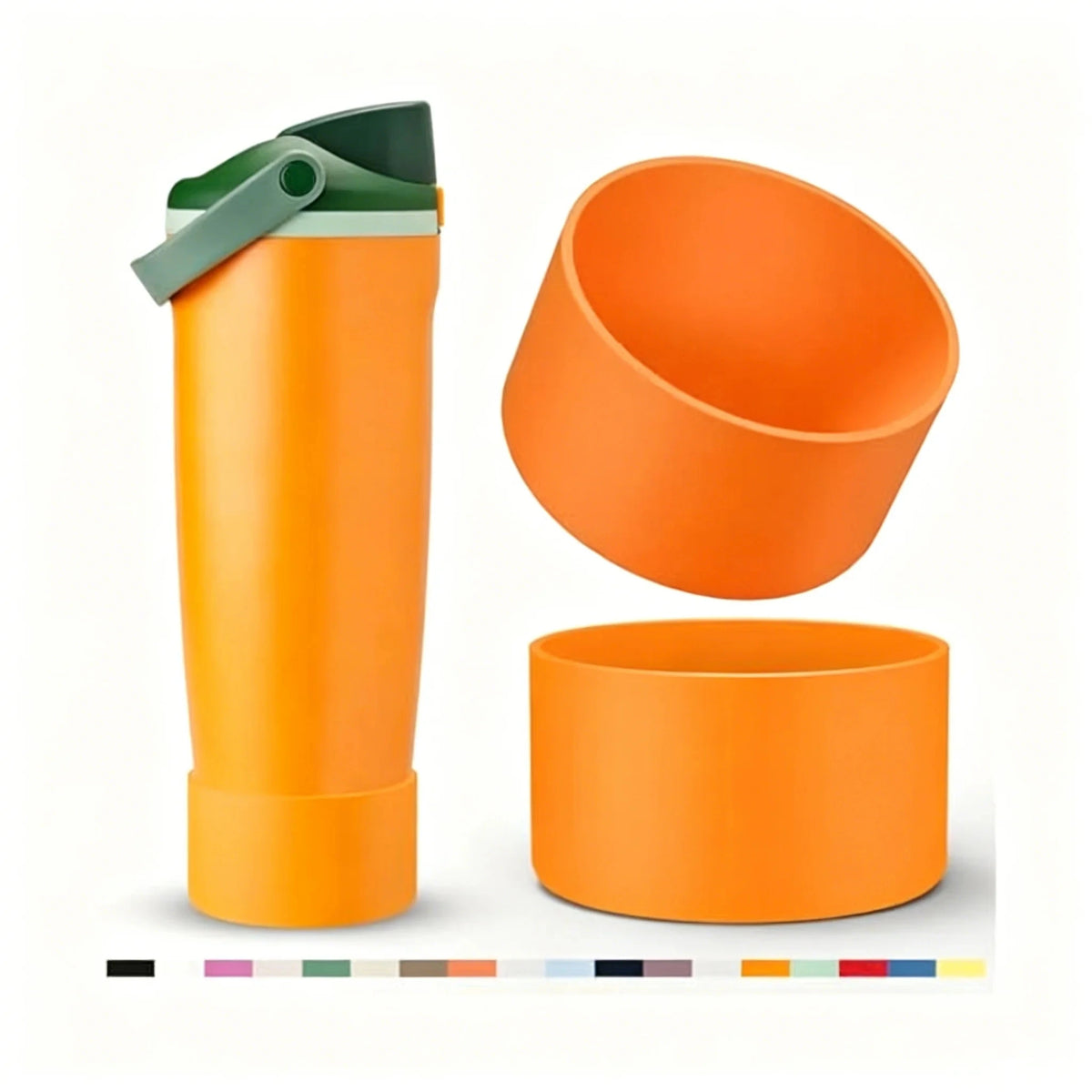Silicone Bottom Boot Protector for Straw Tumblers — Fits 19oz/20oz (562/591ml), 24oz (710ml), 30oz (887ml), 40oz (1183ml)