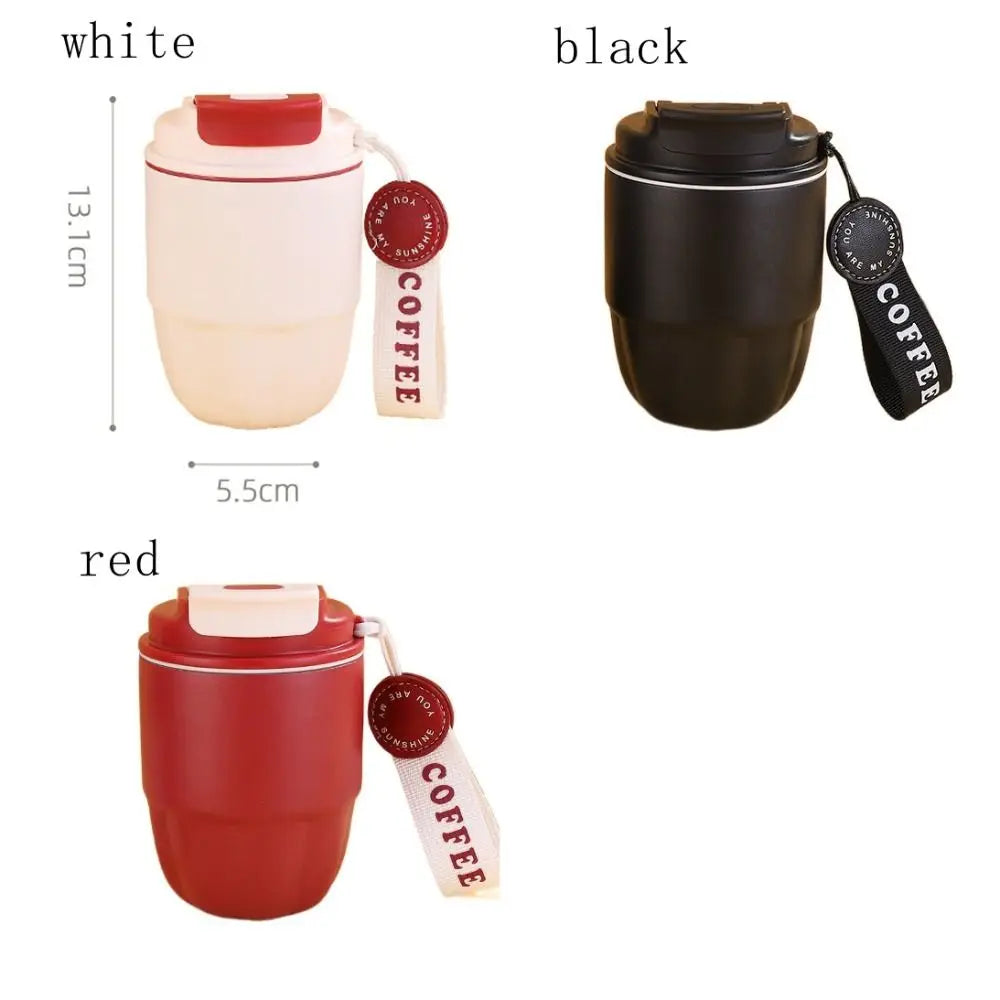 Mini Stainless Steel Vacuum Insulated Coffee Mug 260ml (8.8 fl oz) Portable Pumpkin Travel Mug