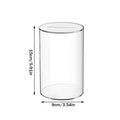 Acrylic Clear Coin Bank – Money Saving Box & Change Jar for Kids & Adults, 3 Sizes (2.76–5.91 in / 7–15 cm)