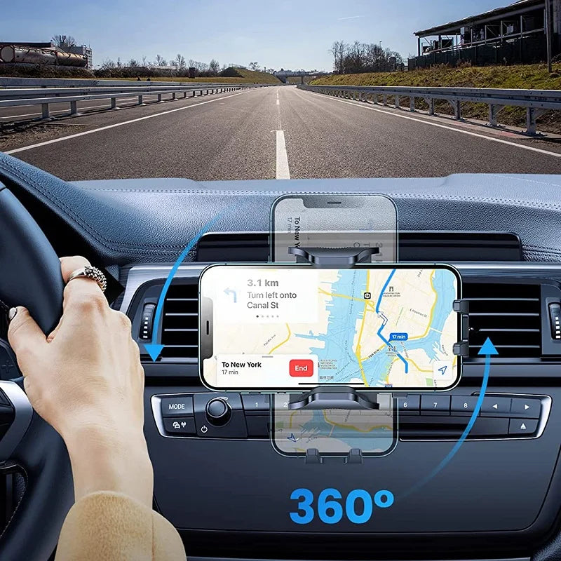 Universal Magnetic Gravity Car Vent Phone Holder - 17mm (0.67 in) Ball Head Air Vent Clip Mount