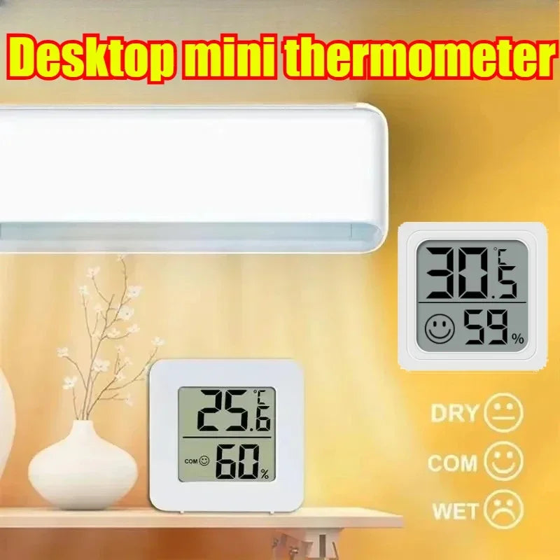 LCD Digital Thermometer Hygrometer - Indoor Temperature & Humidity Gauge Electronic Room Sensor Weather Station