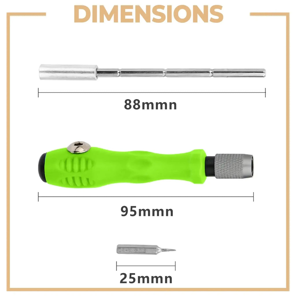 32-in-1 Mini Precision Magnetic Screwdriver Set – Repair Kit for Phones, Watches, Glasses & Electronics