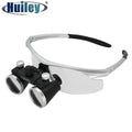 Dental Binocular Loupes 2.5X/3.5X Ultra-Lightweight Optical Magnifying Glasses - 320-420 mm (12.6-16.5 in) Working Distance